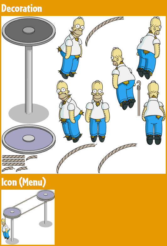 The Simpsons: Tapped Out - Homer Decoy