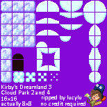 Kirby's Dream Land 3 - Cloud Park 2 & 4