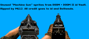 DOOM / DOOM II - Machine Gun (Unused)