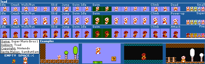 Toad (SMB1-NES Style)