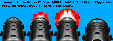 DOOM / DOOM II - Rocket Launcher (Unused)