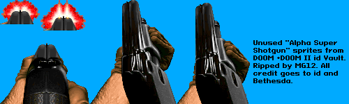 DOOM / DOOM II - Super Shotgun (Unused)