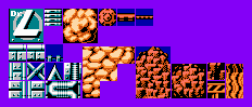 Mega Man Customs - Guts Man Tileset (MM9-Style)