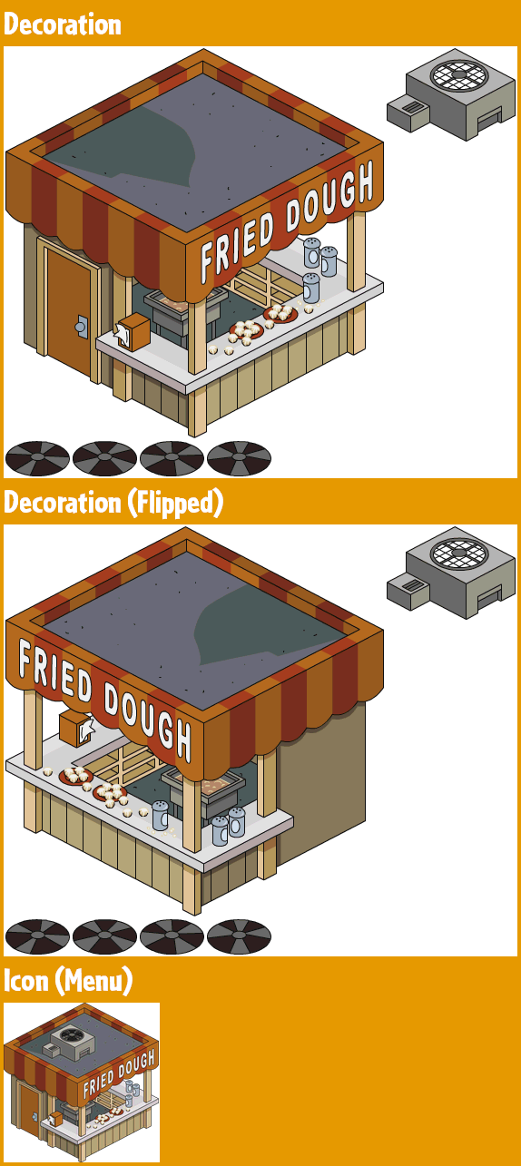 The Simpsons: Tapped Out - Fried Dough Stand