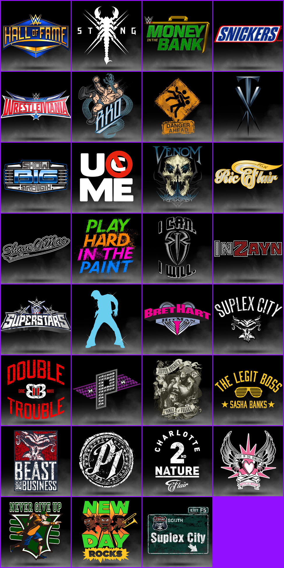 WWE 2K17 - Trophy Icons