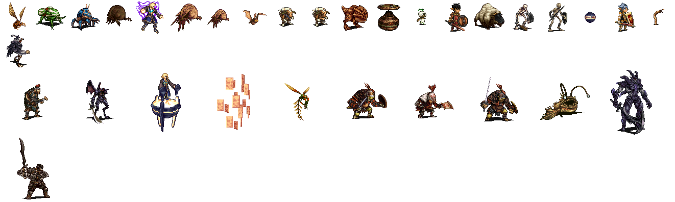 Pictlogica Final Fantasy - FFXI Monsters