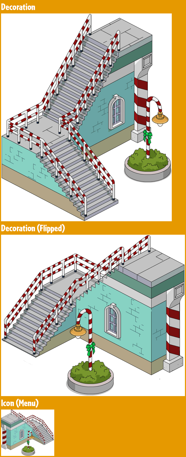 The Simpsons: Tapped Out - North Pole Station Stairs