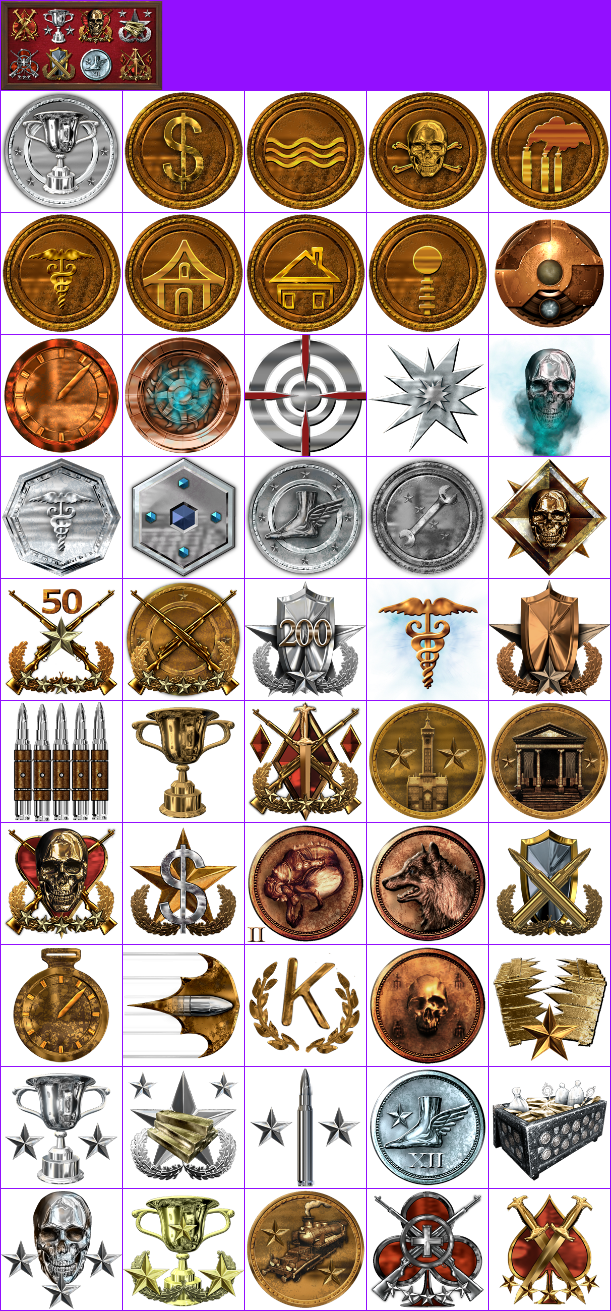 Trophy Banner & Icons