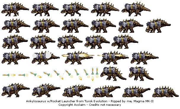 Turok Evolution - Ankylosaurus With Rocket Launcher