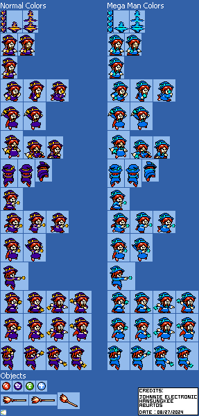 Touhou Customs - Marisa Kirisame (PC-98, Mega Man NES-Style)