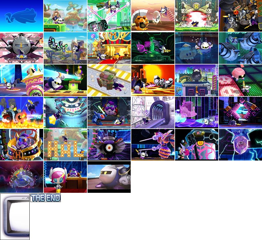 3DS - Kirby: Planet Robobot - Meta Knightmare Returns Credits Pictures ...