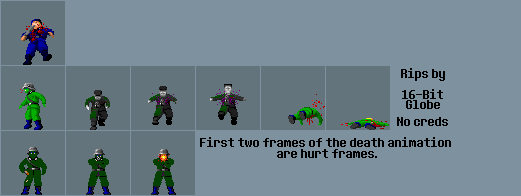 Wolfenstein 3D (Prototypes) - Prototype Enemies