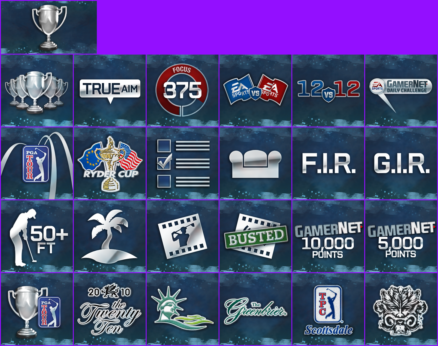 Trophy Banner & Icons