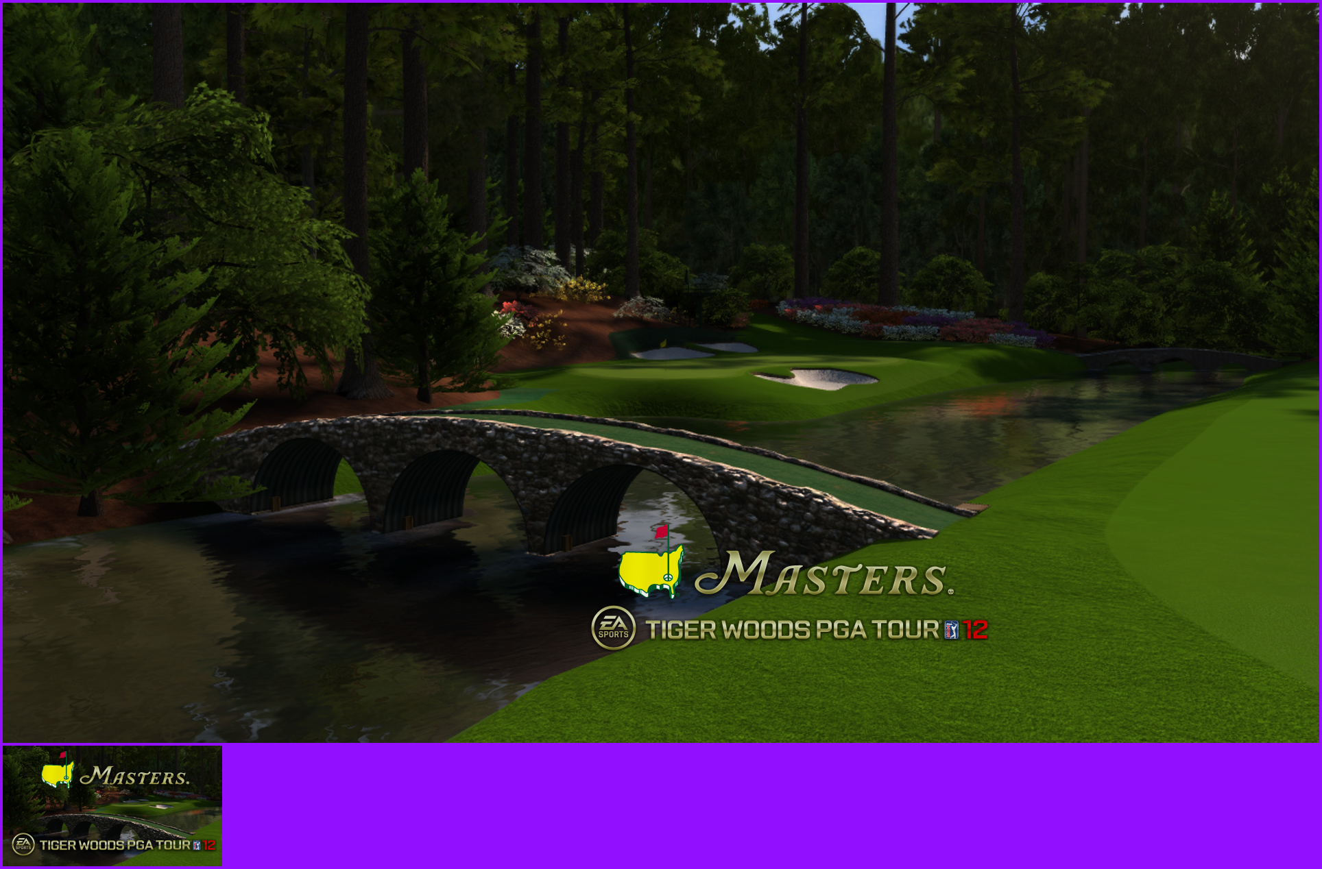 Tiger Woods PGA Tour 12: The Masters - Game Banner & Icon