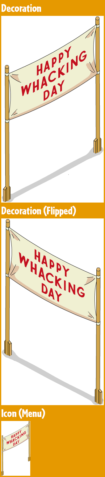 The Simpsons: Tapped Out - Whacking Day Banner