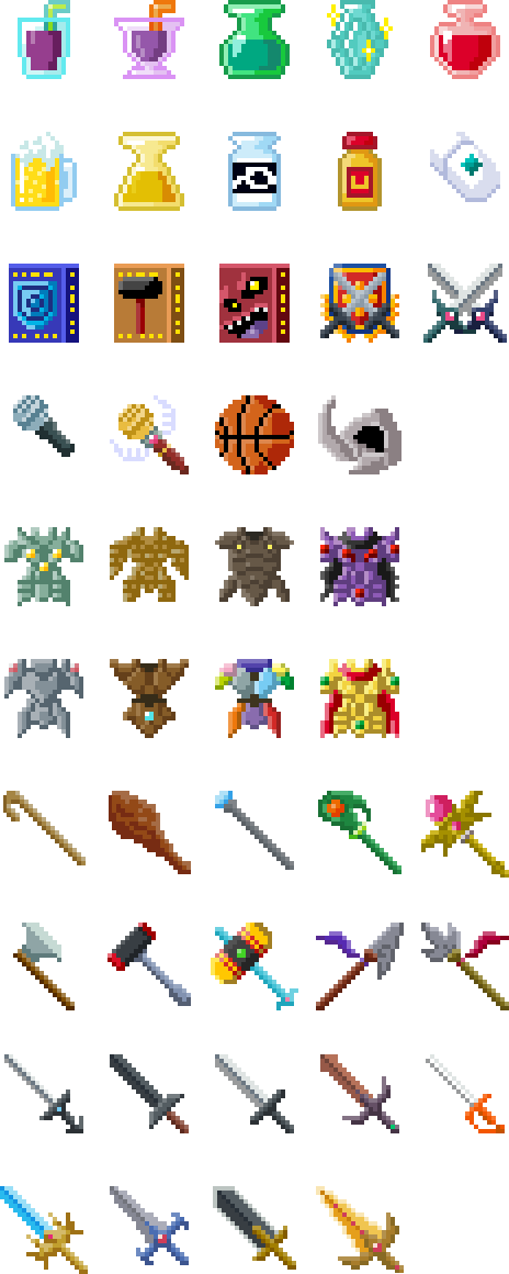 Block Legend DX - Items