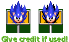 Signpost (Super Sonic, Sonic 2 Nick Arcade Prototype-Style)