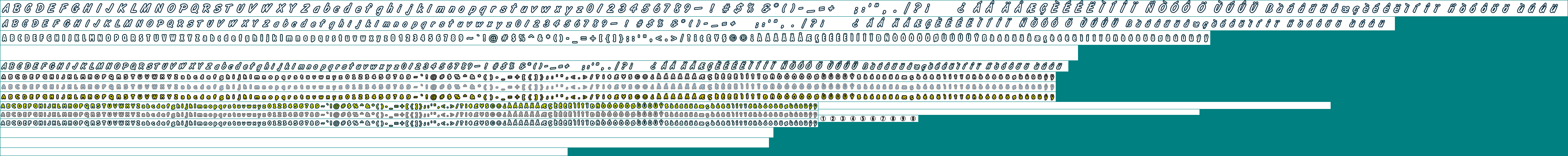 Delicious 2 - Fonts