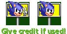 Sonic the Hedgehog Customs - Signpost (Super Sonic, Sonic 1-Style)