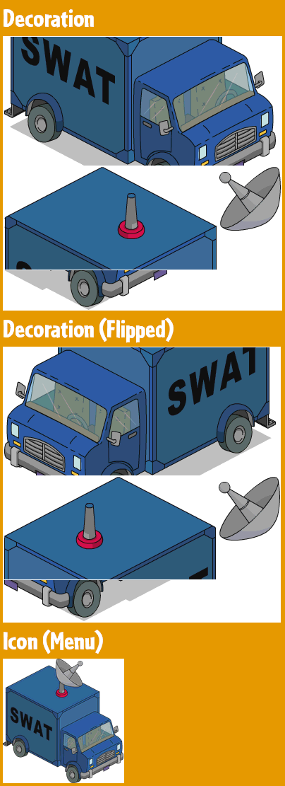 The Simpsons: Tapped Out - S.W.A.T. Van