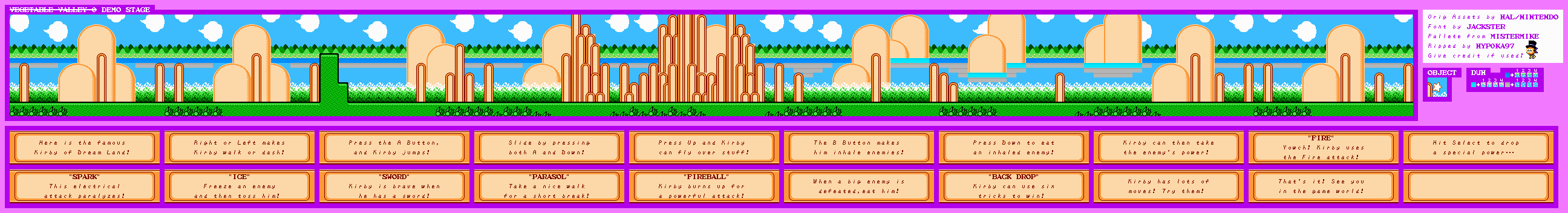 Kirby's Adventure - Demo Stage