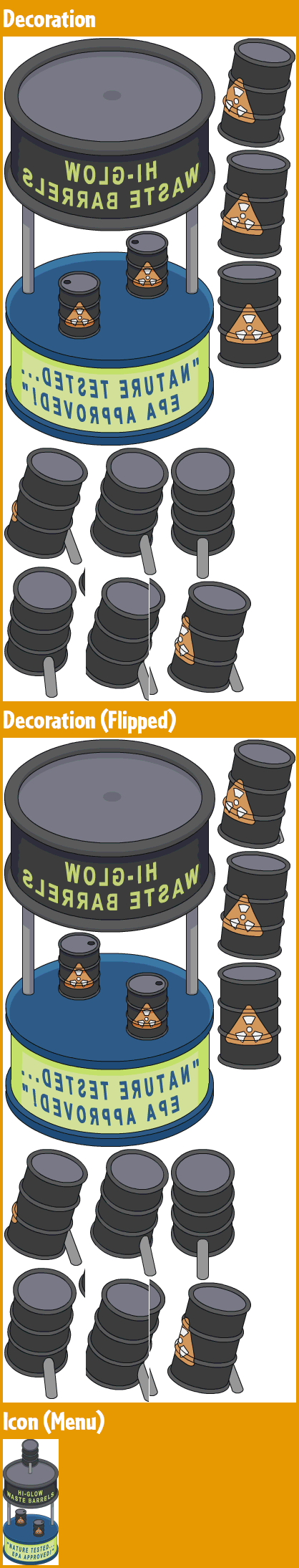 The Simpsons: Tapped Out - Hi-Glow Waste Barrels