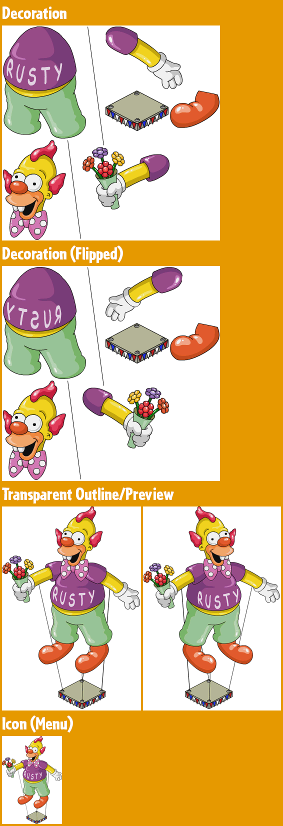 The Simpsons: Tapped Out - Rusty the Clown Balloon