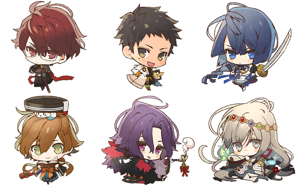 The Spriters Resource - Full Sheet View - Olympia Soirée - Chibi Sprites