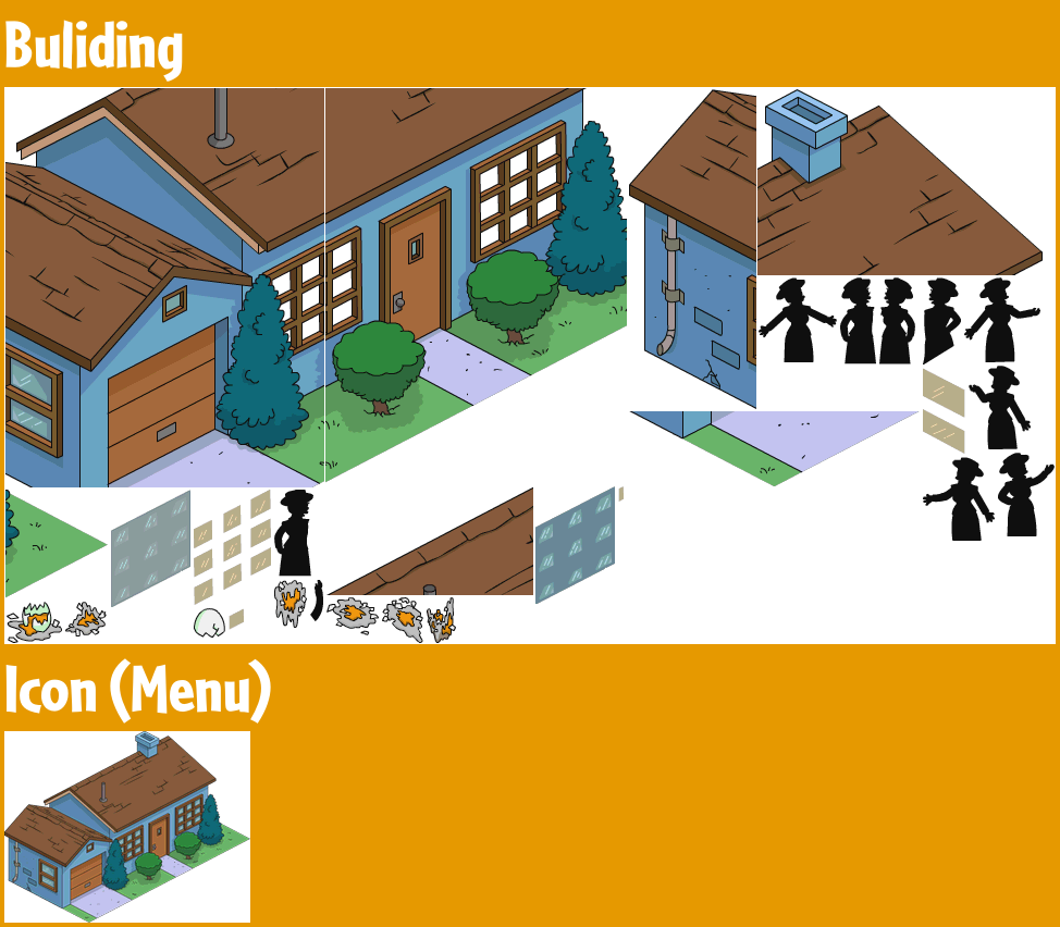 The Simpsons: Tapped Out - Blue House