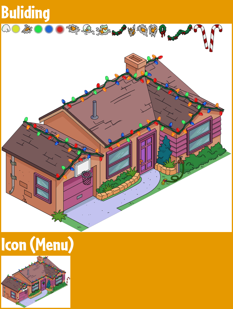 The Simpsons: Tapped Out - Christmas Orange House