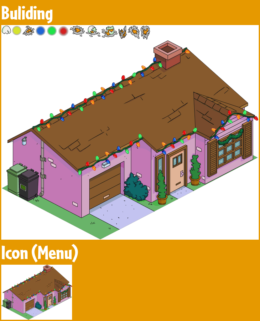 The Simpsons: Tapped Out - Christmas Pink House