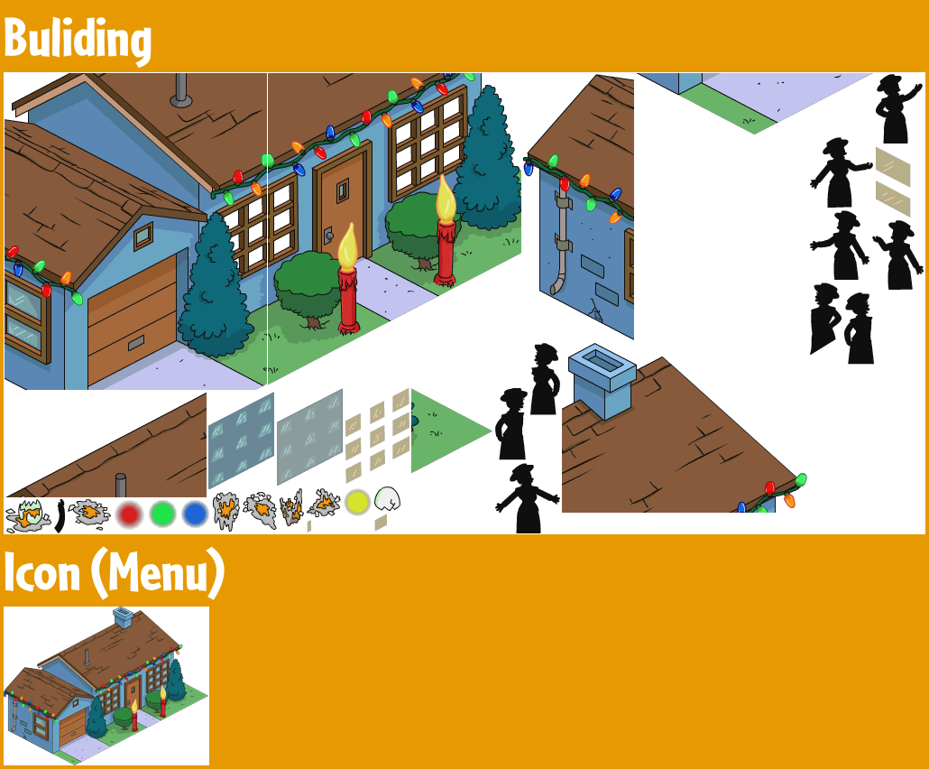 The Simpsons: Tapped Out - Christmas Blue House