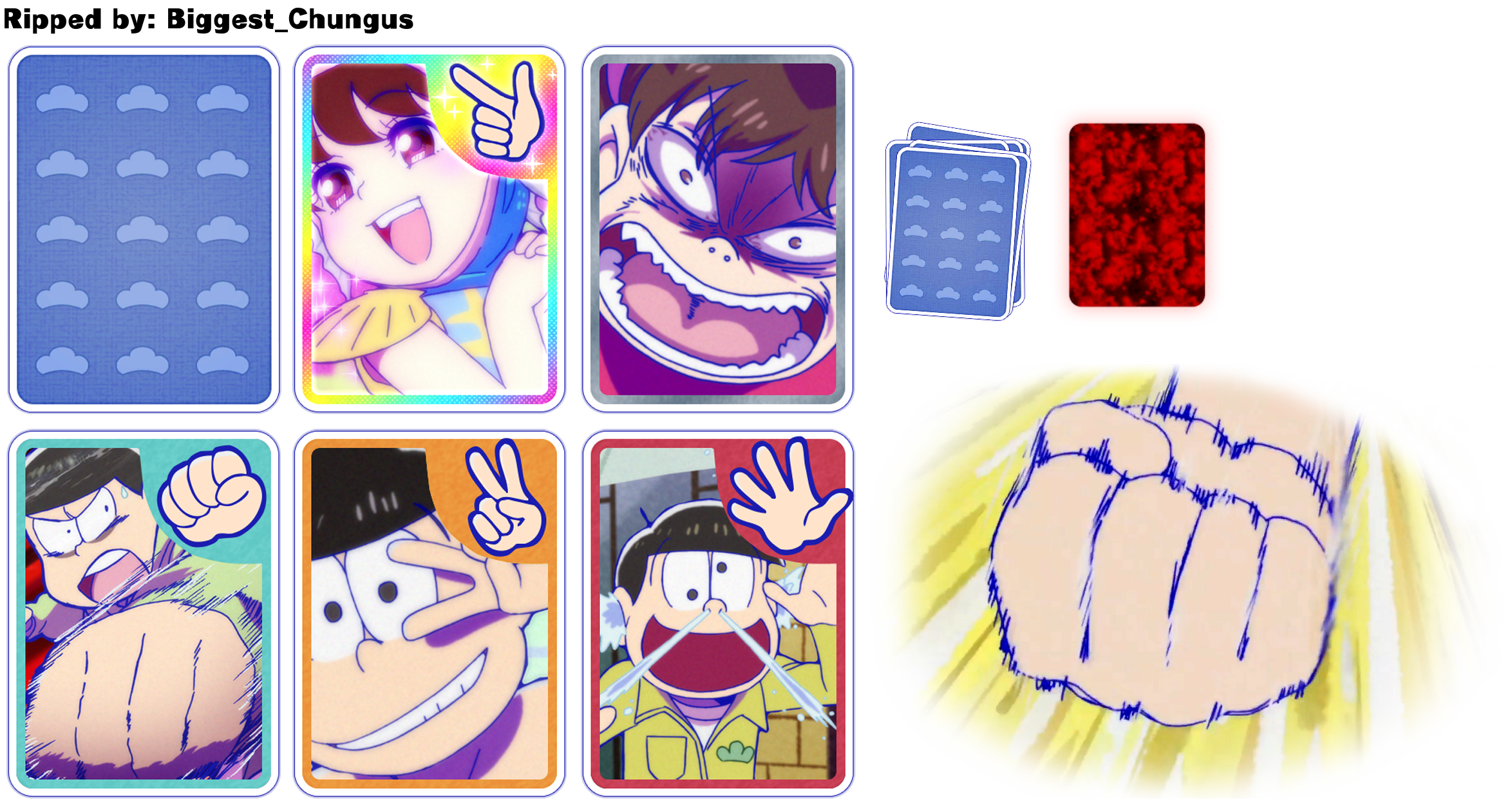 Osomatsu Sanpo - Battle Cards