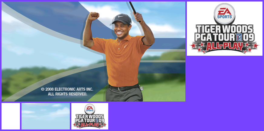 Tiger Woods PGA Tour 09 All-Play - Wii Menu Banner & Icon