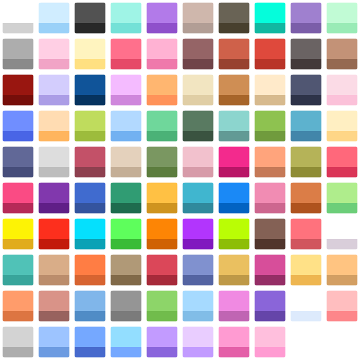 Pastel Party - Clothing Colours