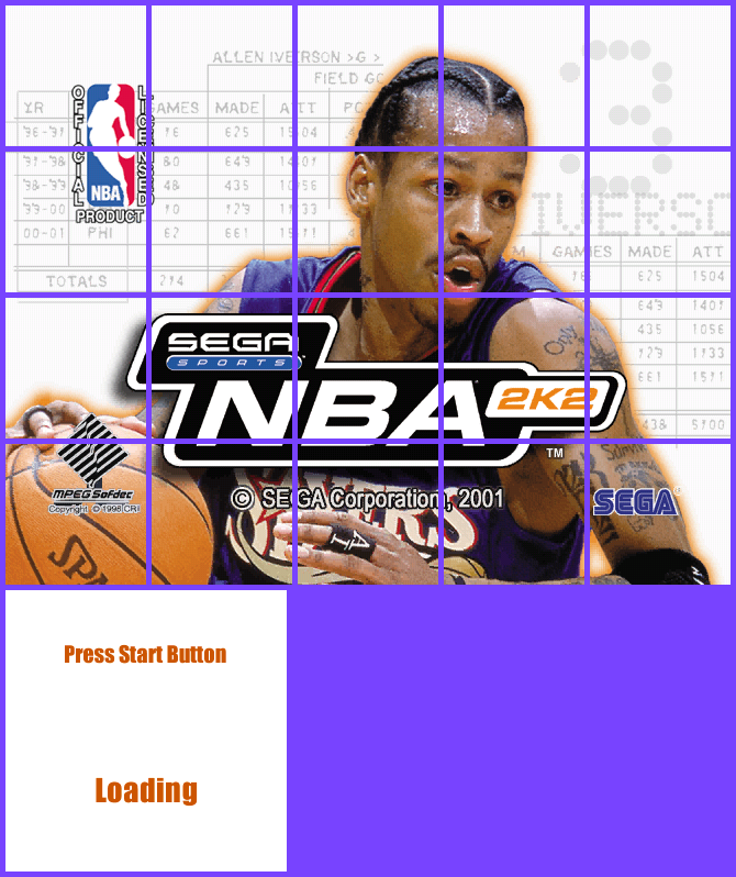 NBA 2K2 - Title Screen