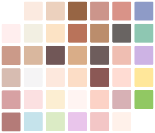 Pastel Friends - Skintones