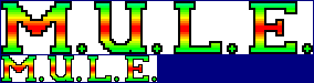 M.U.L.E. (Atari 800) - Logo