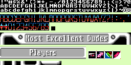 California Games II - Font