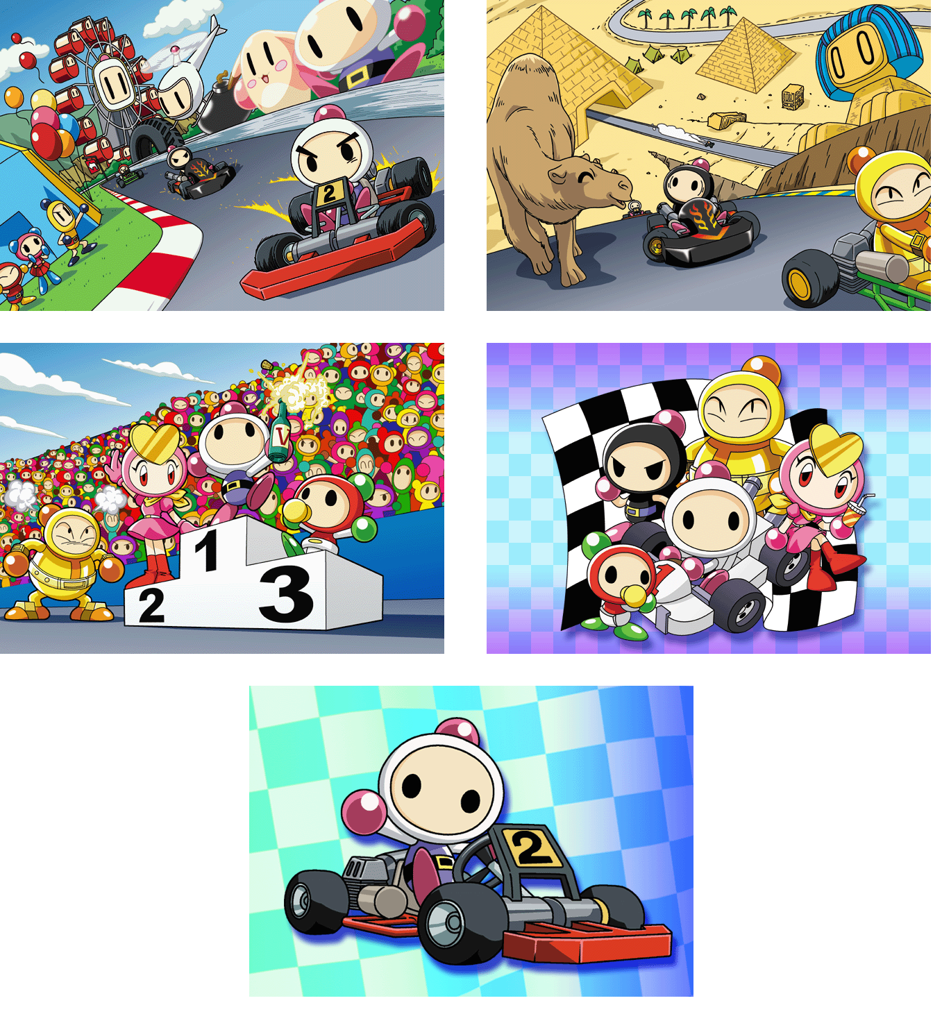 Bomberman Kart - Credits