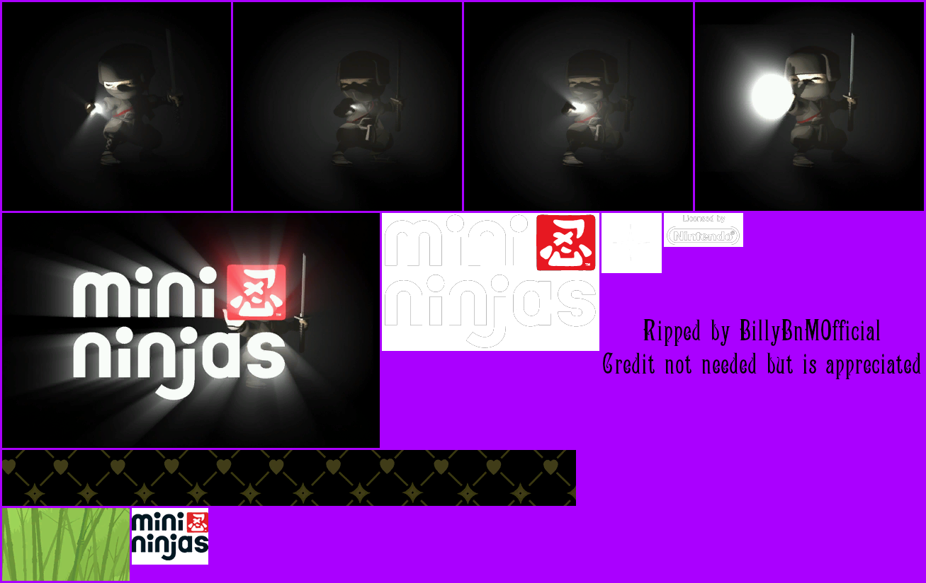 Mini Ninjas - Wii Menu Banner & Icon