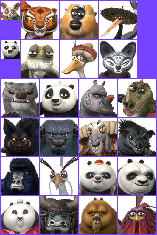 Kung Fu Panda: Showdown of Legendary Legends - Character Icons