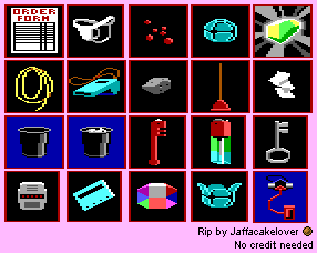 Space Quest II: Vohaul's Revenge - Inventory Items