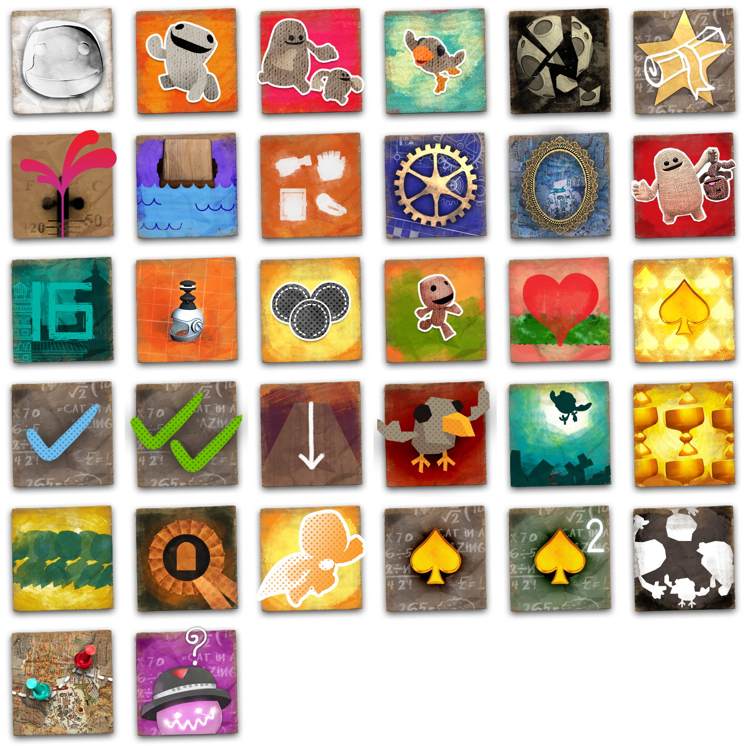 LittleBigPlanet 3 - Trophy Icons