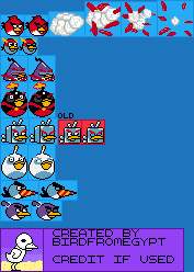 Angry Birds Space Characters (Angry Birds Genesis-Style)