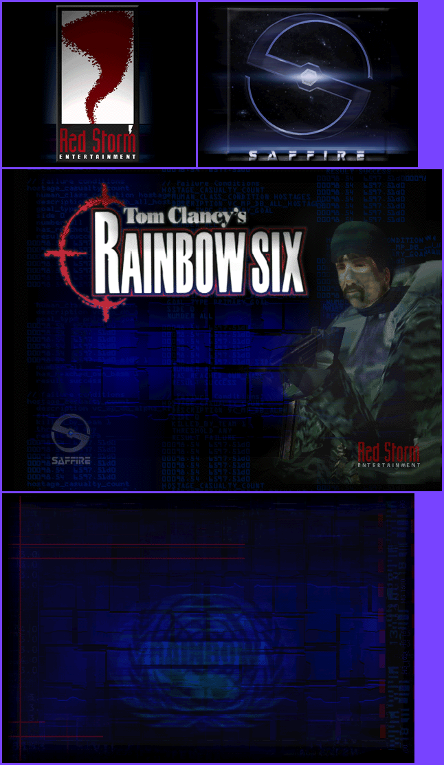 Tom Clancy's Rainbow Six - Opening Logos & Main Menu