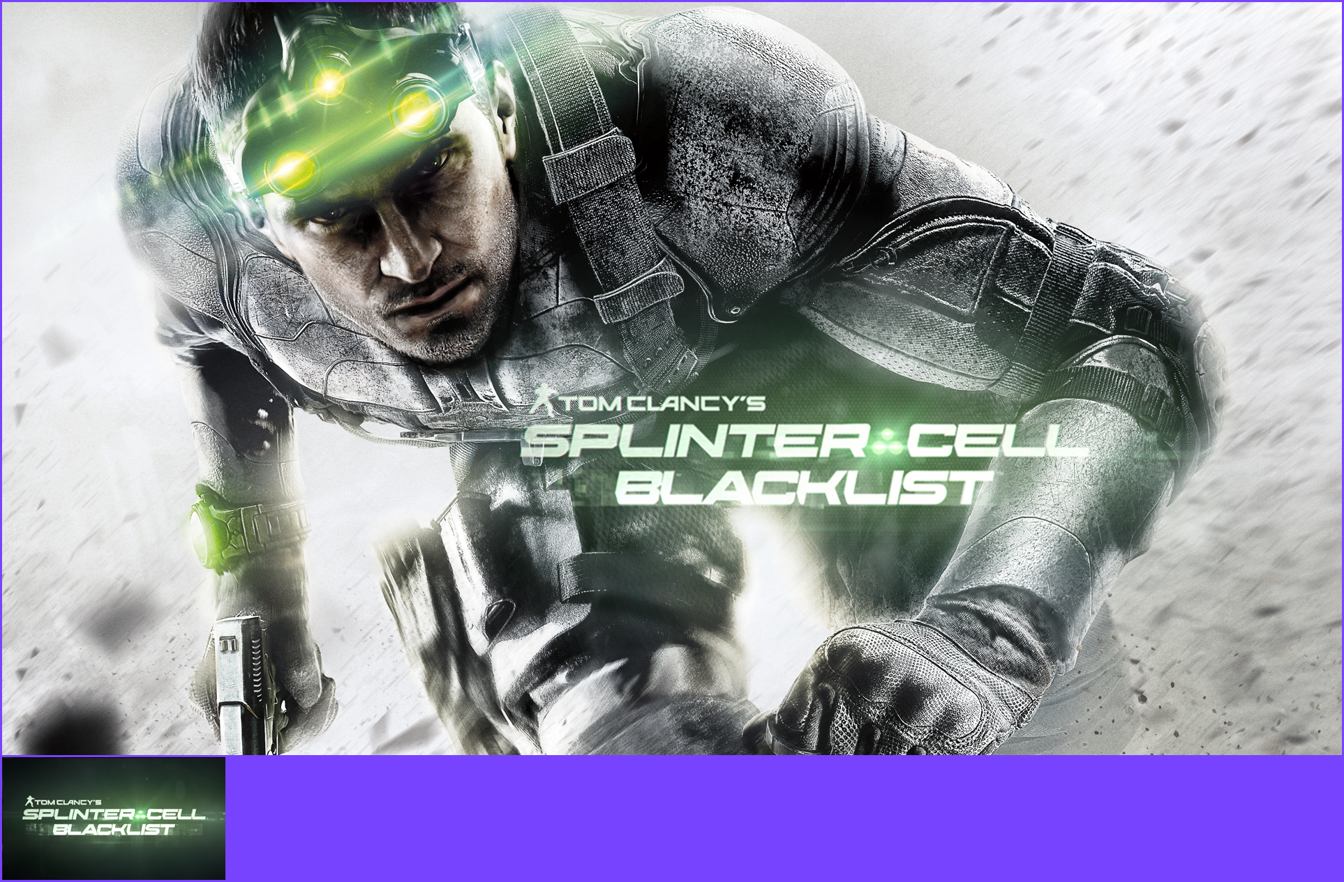 Tom Clancy's Splinter Cell: Blacklist - Game Banner & Icon