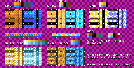 Track Blocks (Various SMB-Style)