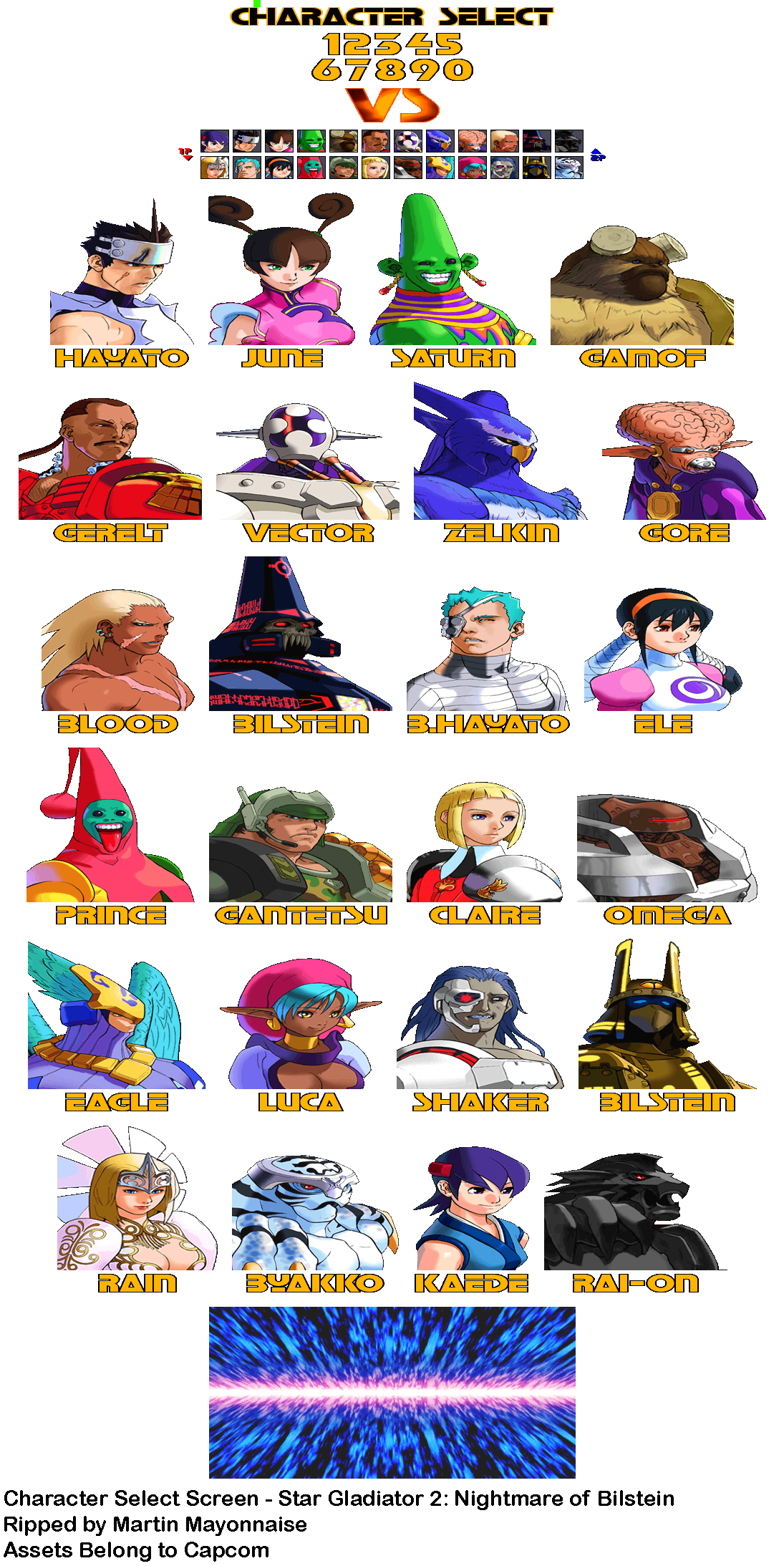 Character Select Screen