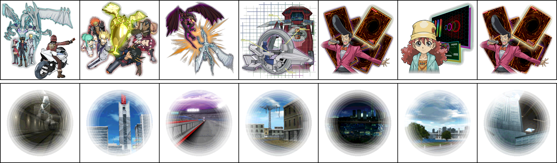 Yu-Gi-Oh! 5d's Wheelie Breakers - Menu Images